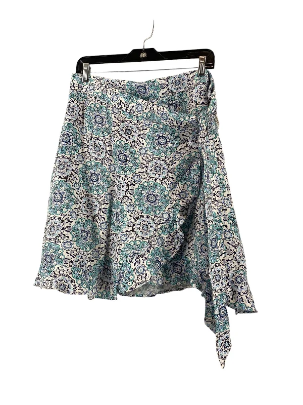 Skirt Mini & Short By Loft In Paisley Print, Size: 12