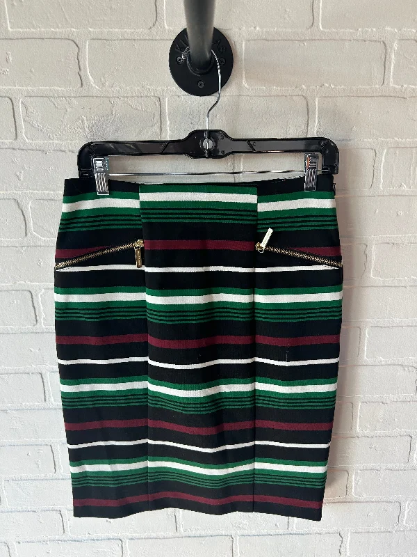 Skirt Mini & Short By Michael By Michael Kors In Black & Green, Size: 6