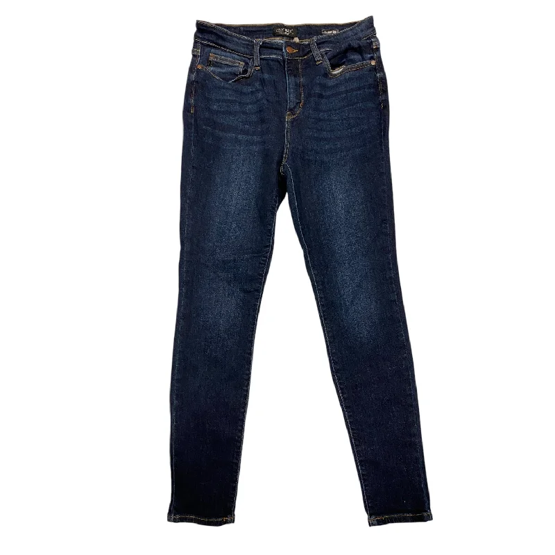 Jeans Straight By Judy Blue In Blue Denim, Size: 10