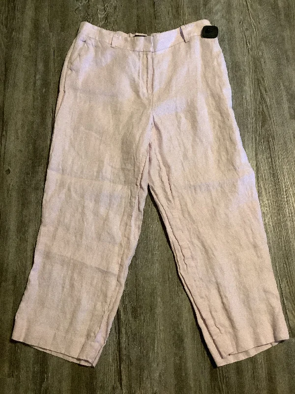 Pants Linen By Talbots In Pink, Size: M