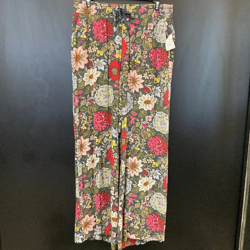 Pants Palazzo By Loft In Multi-colored, Size: S