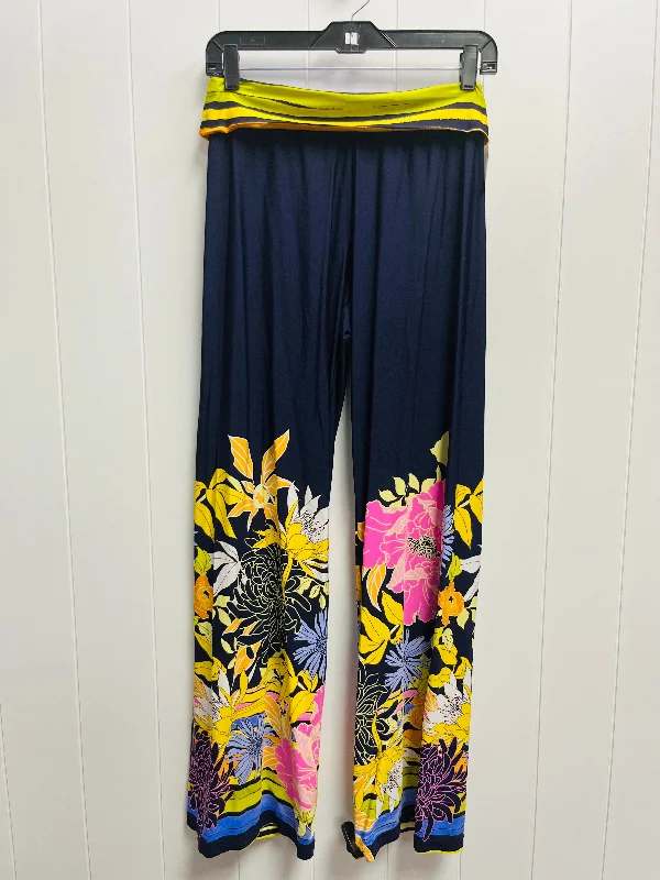 Pants Wide Leg By Trina Turk In Blue & Pink, Size: Xs