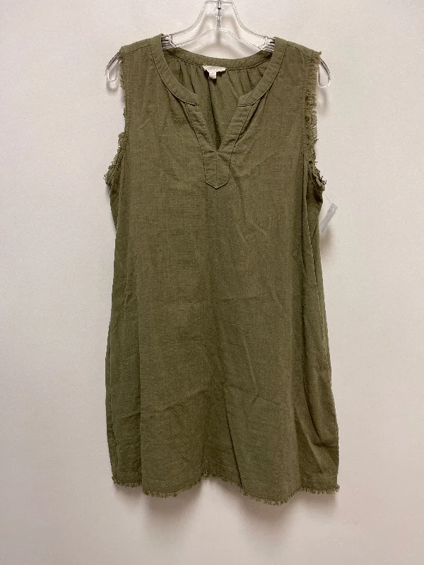 Dress Casual Short By Cotton Bleu In Green, Size: M