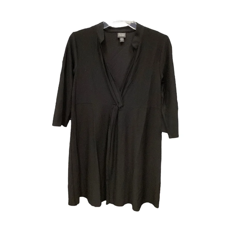 Dress Casual Short By Eileen Fisher In Black, Size: S