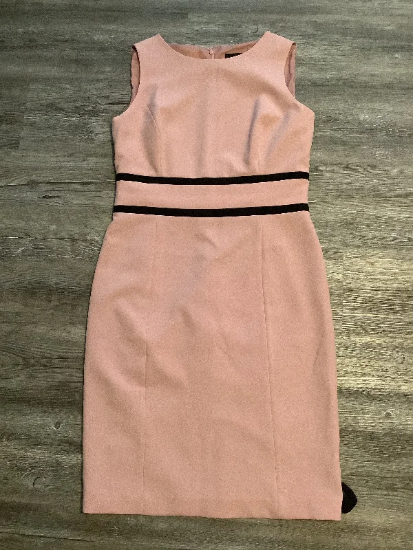 Dress Casual Short By Evan-picone In Pink, Size: S