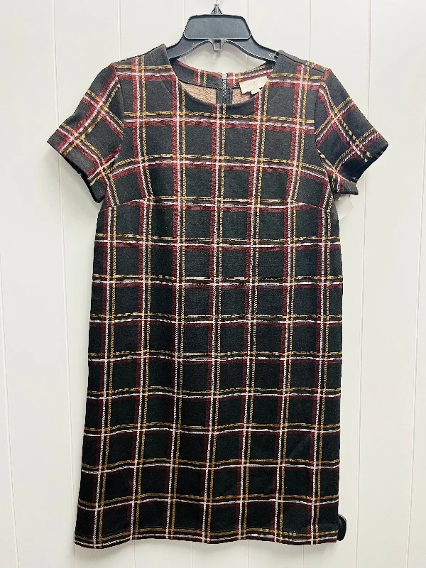 Dress Casual Short By Loft In Black & Red, Size: S