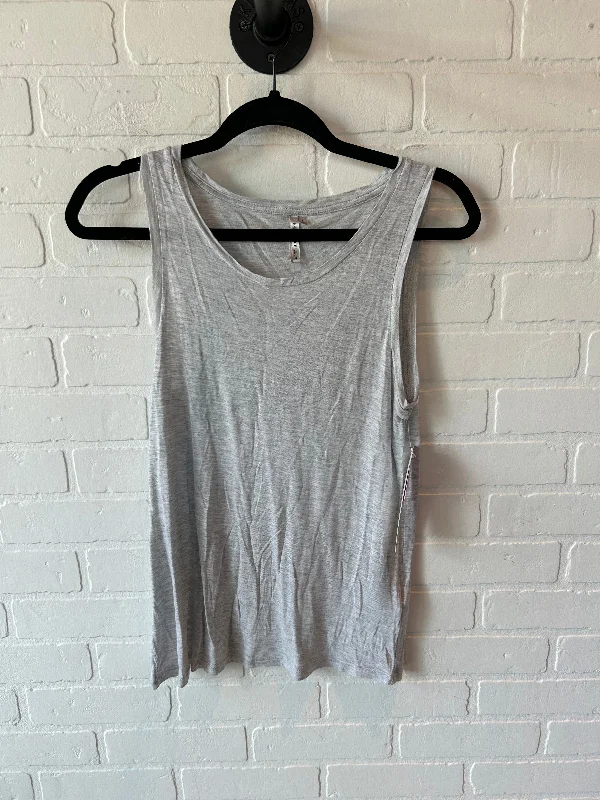 Top Sleeveless Basic By Banana Republic In Grey, Size: S