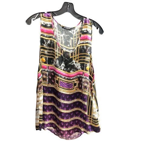 Top Sleeveless By Balmain In Multi-colored, Size: L