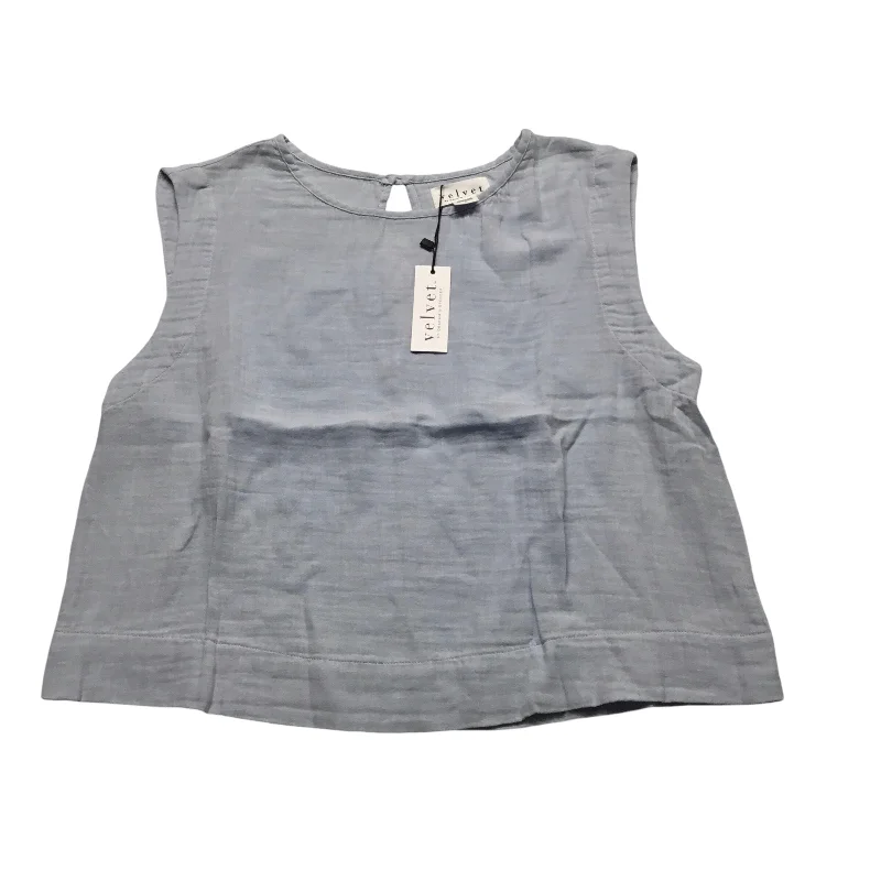 Top Sleeveless By Velvet By Graham & Spencer In Blue, Size: S