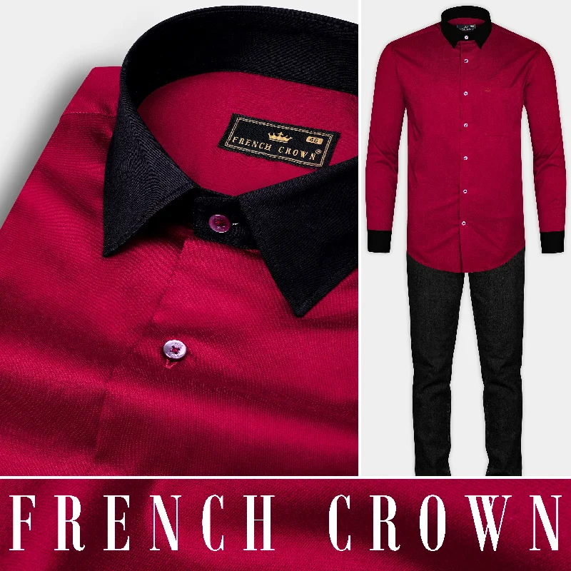 Paprika Red Super Soft Premium Cotton Shirt