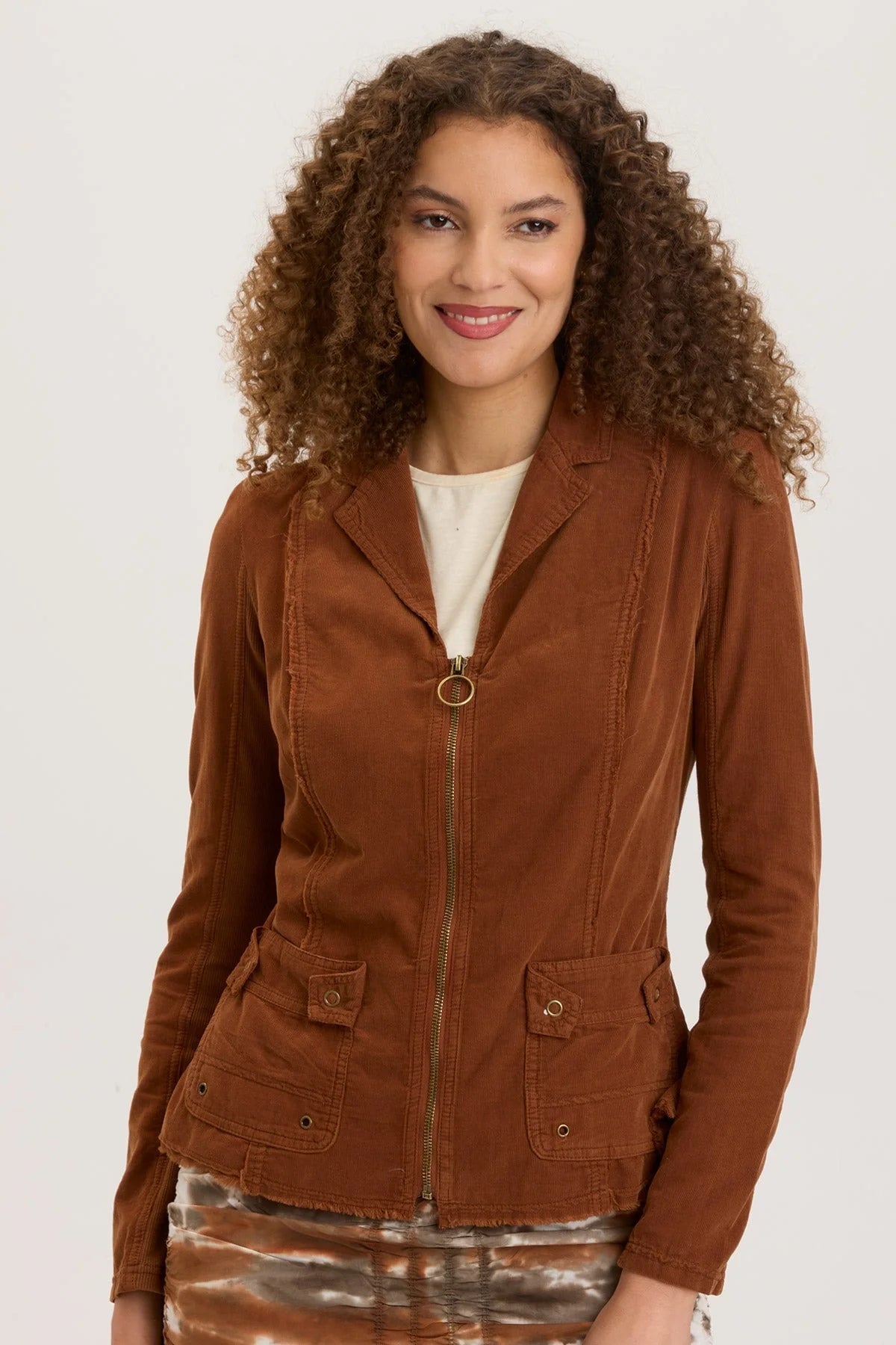 Cord Raphael Blazer - Russet Pigment