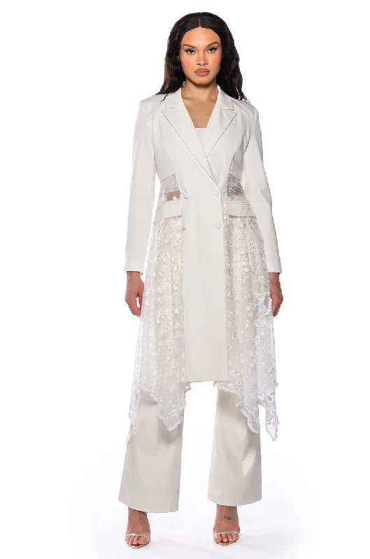 SPRING HAS SPRUNG LACE TRENCH